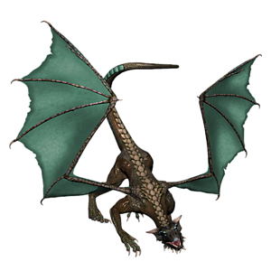 <b>Maeander II</b> ist ein jugendlicher Drache. Gutes Training bereitet den jungen Drachen optimal auf seine Aufgaben in der Arena vor.