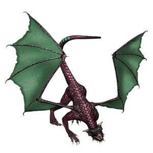 <b>Violett25</b> ist ein jugendlicher Drache. Gutes Training bereitet den jungen Drachen optimal auf seine Aufgaben in der Arena vor.