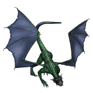 <b>Pyracantha</b> ist ein jugendlicher Drache. Gutes Training bereitet den jungen Drachen optimal auf seine Aufgaben in der Arena vor.