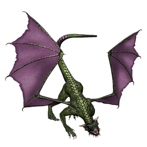 <b>Dragos</b> ist ein jugendlicher Drache. Gutes Training bereitet den jungen Drachen optimal auf seine Aufgaben in der Arena vor.