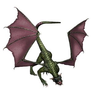 <b>Lilith</b> ist ein jugendlicher Drache. Gutes Training bereitet den jungen Drachen optimal auf seine Aufgaben in der Arena vor.