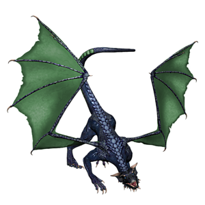 <b>Micaenth</b> ist ein jugendlicher Drache. Gutes Training bereitet den jungen Drachen optimal auf seine Aufgaben in der Arena vor.